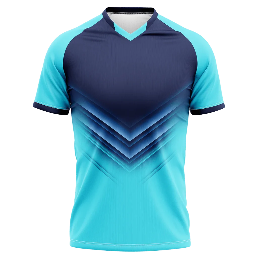 Custom Sublimated Soccer Jersey – Derby Kit (Sky Blue)