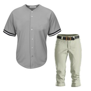 Embroidered Baseball Jersey – Coach Kit (White/Navy)