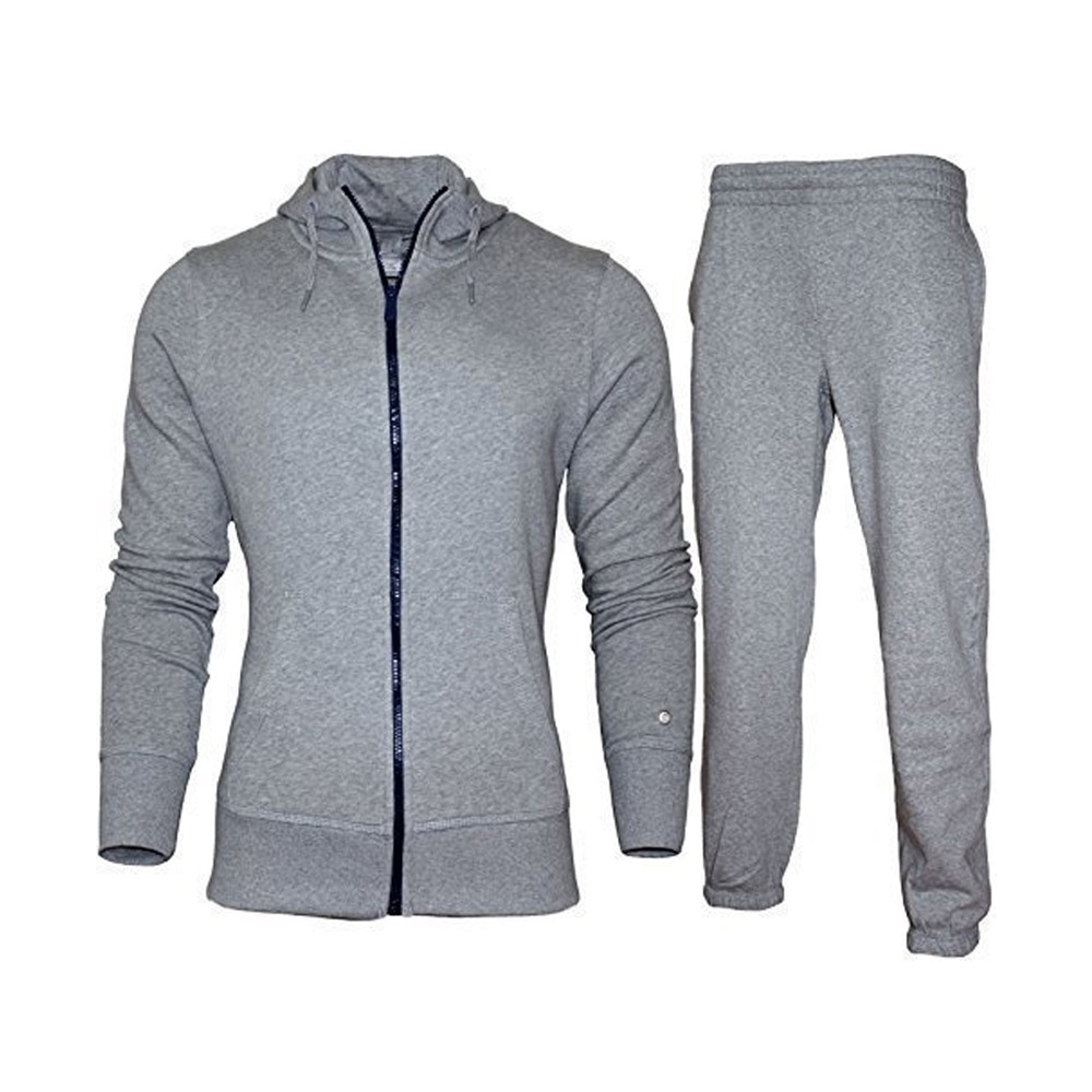 Custom Tracksuit – Travel (Charcoal Grey/Royal Blue)