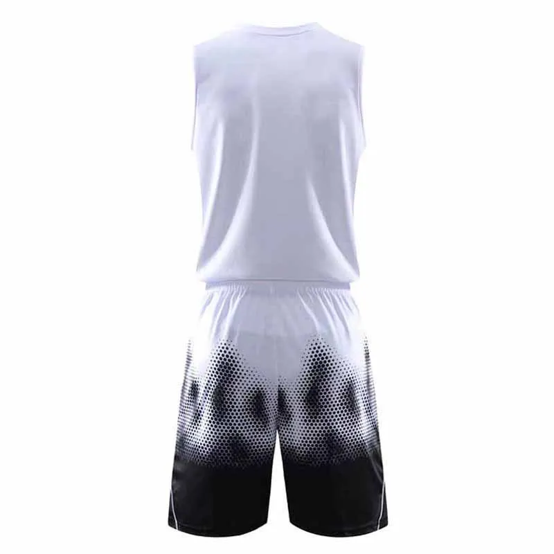 Men's Pro Basketball Jersey – Mesh Training Kit (Orange/Black)
