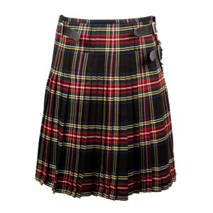 Traditional Tartan Kilt – Utility Kilt (Purple/Gold)
