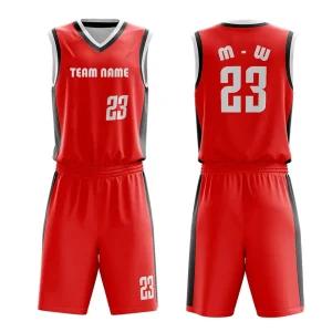 Men's Pro Basketball Uniform – Heritage Kit (Charcoal Grey)